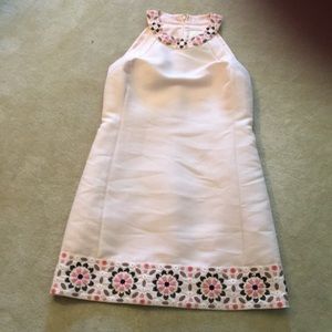 NWT Kate Spade Pink Dress beaded & embroidered